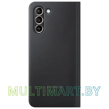 Чехол Samsung Smart LED View Cover для Galaxy S21 (черный) картинка 2